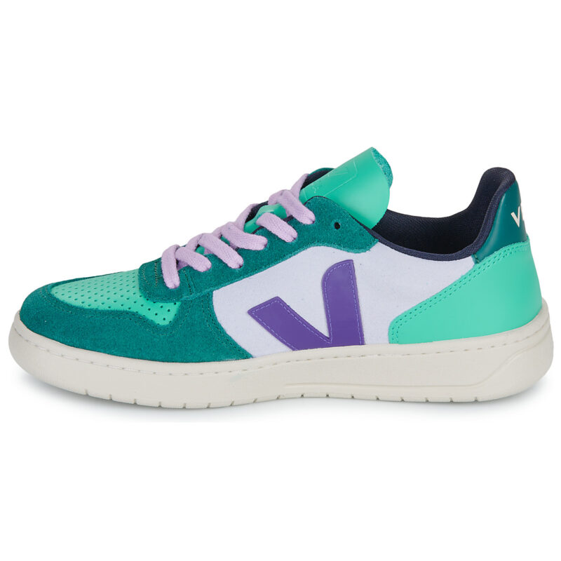 Veja  V-10  Verde -  Sneakers basse Donna - 4