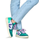 Veja  V-10  Verde -  Sneakers basse Donna - 8