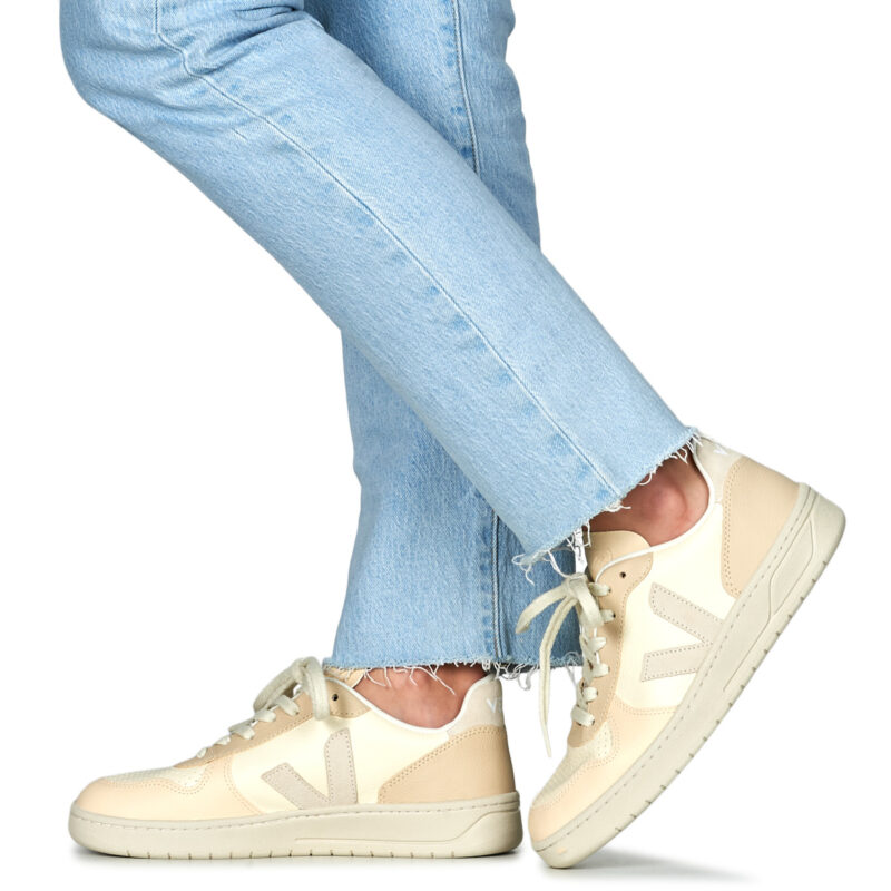Veja  V-10  Beige -  Sneakers basse Donna - 8