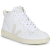 Veja  V-15  Bianco -  Sneakers alte Uomo
