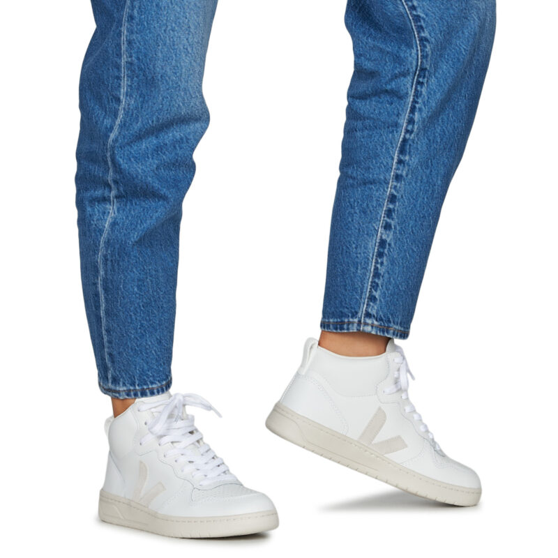 Veja  V-15  Bianco -  Sneakers alte Uomo - 8