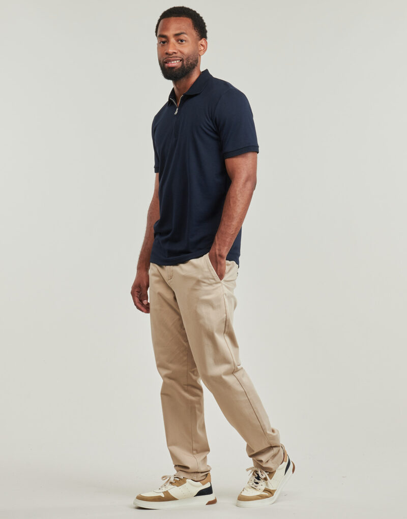 Selected SLHFAVE ZIP Marine Polo Shirt Men - 3