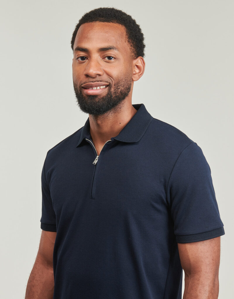 Selected SLHFAVE ZIP Marine Polo Shirt Men - 5