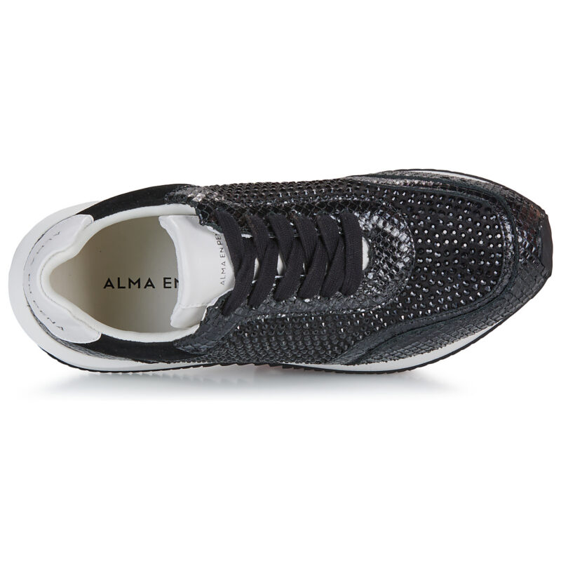 ALMA EN PENA I241210 Black Low-Top Sneakers Women - 6