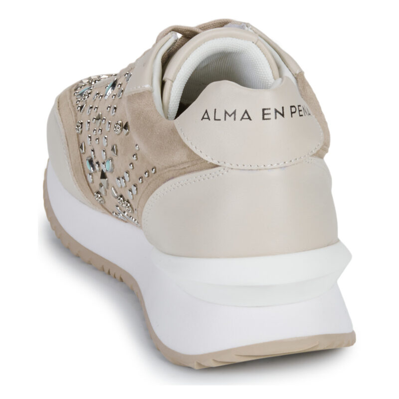 Baskets basses beiges pour femme ALMA EN PENA I241213 - Pointure 5
