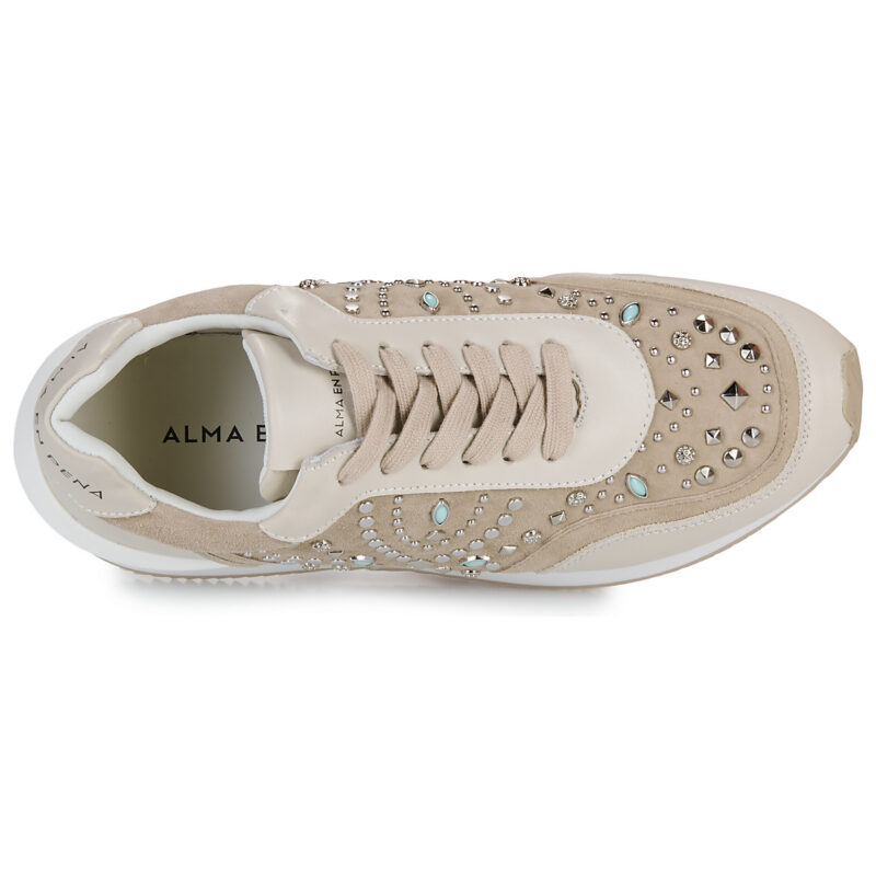 Baskets basses beiges pour femme ALMA EN PENA I241213 - Pointure 6