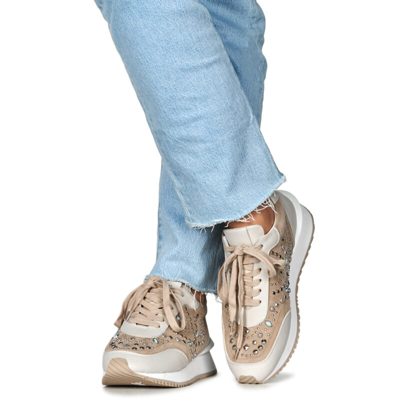 Baskets basses beiges pour femme ALMA EN PENA I241213 - Pointure 8