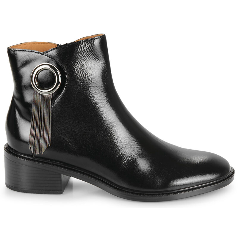Mam'Zelle JULIUS Schwarze Damen-Ankle-Boots - Gr&ouml;&szlig;e 2