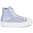 Converse CHUCK TAYLOR ALL STAR LIFT PLATFORM SUEDE SHIMMER Blau High-Top-Sneaker Damen - 2