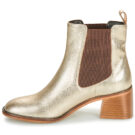 Les Tropeziennes par M.Belarbi FILOU Gold Women's Ankle Boots - 4