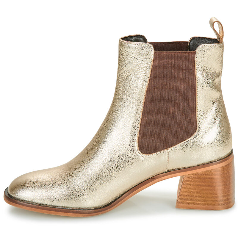 Les Tropeziennes par M.Belarbi FILOU Gold Women's Ankle Boots - 4