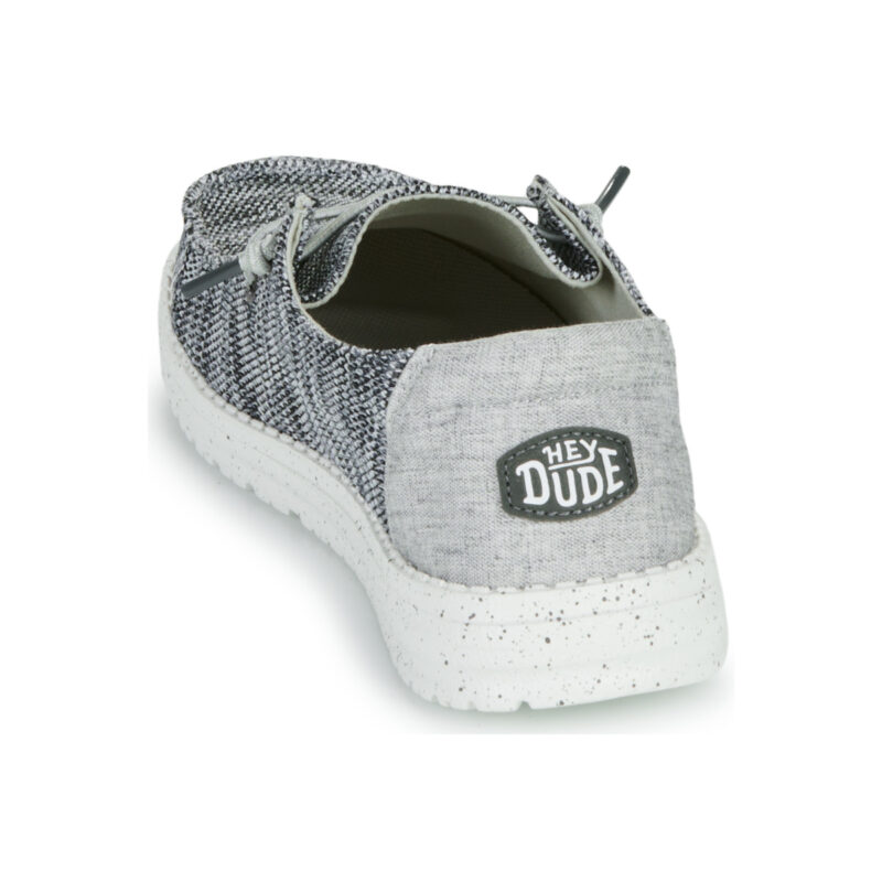 HEYDUDE Wendy Sox Grigio Slip on Donna - 5