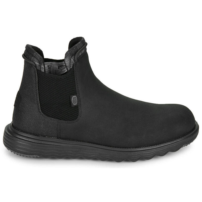 HEYDUDE Branson Classic Nero Stivaletti Uomo - 2