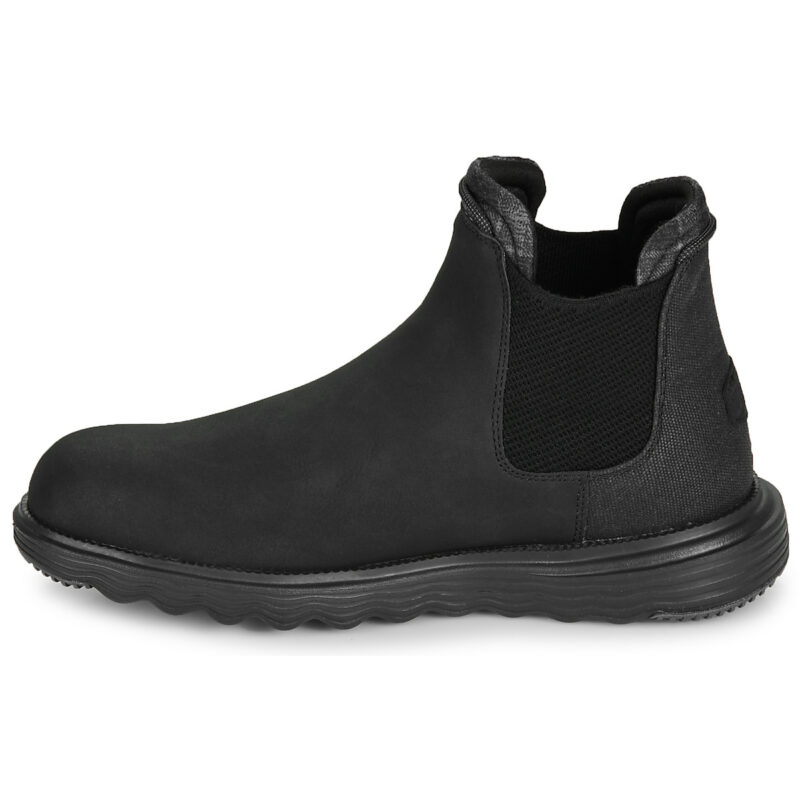 HEYDUDE Branson Classic Nero Stivaletti Uomo - 4