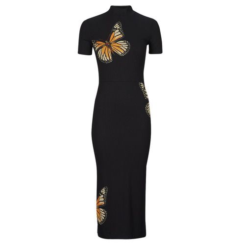 Abito lungo Desigual VEST VIRGINIA nero per donna, elegante e moderno, perfetto per occasioni speciali e casual. Design sofisticato e alla moda, ideale per completare ogni outfit. Scopri il comfort e lo stile di questo abito versatile.