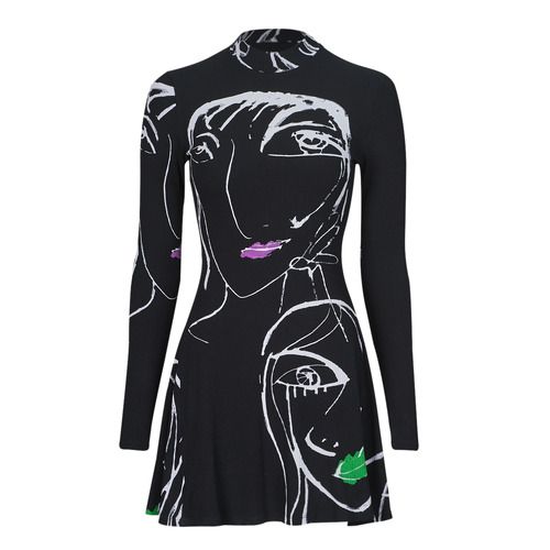Abito corto Desigual VEST OREGÓN in nero per donna, elegante e alla moda. Ideale per occasioni speciali o eventi informali, con design moderno e dettagli ricercati. Perfetto per outfit estivi e serate trendy. Disponibile in diverse taglie. Acquista ora e aggiungi un tocco di stile al tuo guardaroba!