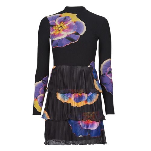Abito corto Donna Desigual VEST PENSEE LACROIX Nero, elegante e alla moda, ideale per occasioni speciali. Design moderno e raffinato, perfetto per ogni stagione. Disponibile in diverse taglie, questo vestito esalta la femminilità e il comfort. Aggiungi un tocco di stile al tuo guardaroba con questo abito versatile.