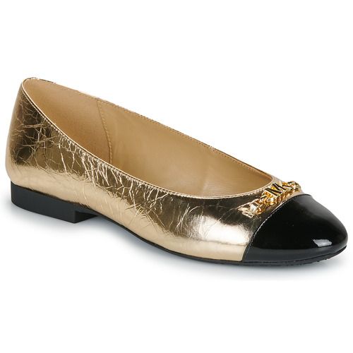 Ballerine Donna MICHAEL Michael Kors REBECCA BALLET di colore oro, eleganti e chic, perfette per ogni occasione. Design raffinato e comodo, ideali per un look sofisticato e alla moda. Acquista ora le tue REBECCA BALLET oro per un tocco di stile senza tempo.