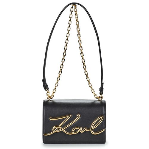 Borsa a spalla donna Karl Lagerfeld  K/SIGNATURE SM SHOULDERBAG  Nero Karl Lagerfeld 8720744416388