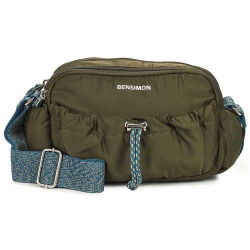 Borsa a tracolla donna Bensimon SMALL BAG MADRAS Kaki