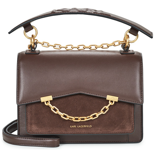 Women s shoulder bag Karl Lagerfeld K SEVEN GRAINY SP SB SUEDE Marrone