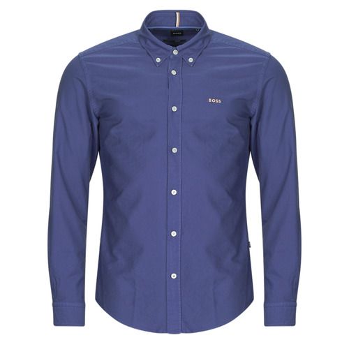 Camicia a maniche lunghe uomo BOSS H-ROAN-BD-E-C1-243 blu, elegante e versatile, ideale per outfit formali e casual. Realizzata in materiali di alta qualità, offre comfort e stile. Perfetta per ogni occasione, dal lavoro al tempo libero. Discover acconciature trendy e aggiungi un tocco sofisticato al tuo guardaroba con questa camicia BOSS.