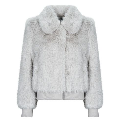Giubbotto LS SOAVE BOMBER JACKET di Guess in grigio, perfetto per donne che cercano stile e comfort. Design elegante e moderno, ideale per ogni occasione. Scopri la collezione di giubbotti donna per un look trendy e alla moda.