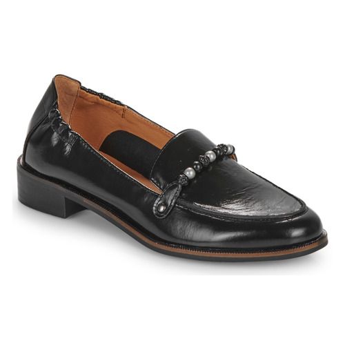 Mocassini donna Mam'Zelle IDES in nero, eleganti e alla moda, perfetti per ogni occasione. Realizzati con materiali di alta qualità, questi mocassini combinano comfort e stile, ideali per un look chic e sofisticato. Acquista ora per aggiungere un tocco di classe al tuo guardaroba!