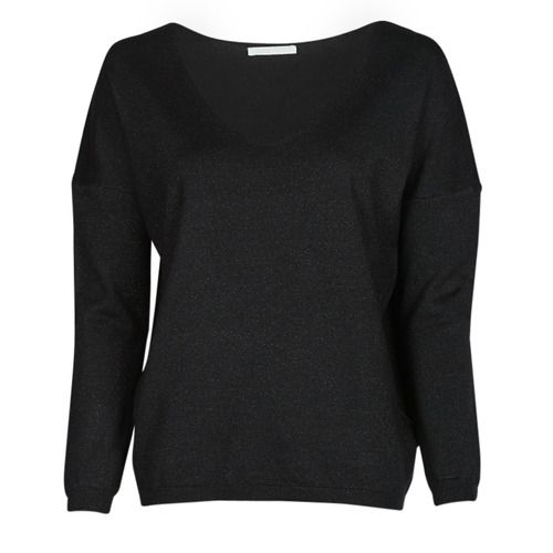 Maglione Les Petites Bombes ALYSON nero per donna, realizzato in morbido tessuto, con design elegante e moderne linee. Perfetto per ogni occasione, facile da abbinare con jeans e gonne, ideale per il guardaroba autunnale e invernale. Acquista ora e aggiungi un tocco di stile al tuo look!
