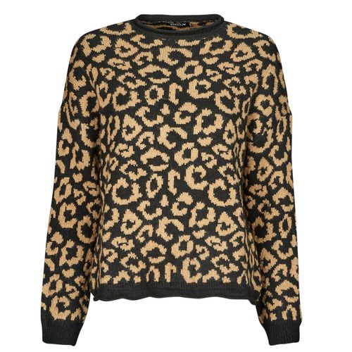 "Maglione Only ONLJADE marrone per donna, realizzato in materiale morbido e confortevole, ideale per l'autunno e l'inverno. Design elegante e versatile, perfetto da abbinare a jeans o gonne. Acquista il tuo maglione Only ONLJADE e aggiungi un tocco di stile al tuo guardaroba."