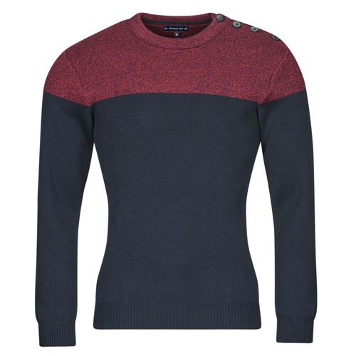 Maglione Uomo Armor Lux PULL MARIN Marine, elegante e confortevole, realizzato in cotone di alta qualità. Design classico marinaro con righe blu e bianche, ideale per qualsiasi occasione. Perfetto per l'autunno e l'inverno, garantisce calore e stile. Acquista ora il tuo Armor Lux PULL MARIN Marine e aggiungi un tocco di raffinatezza al tuo guardaroba.