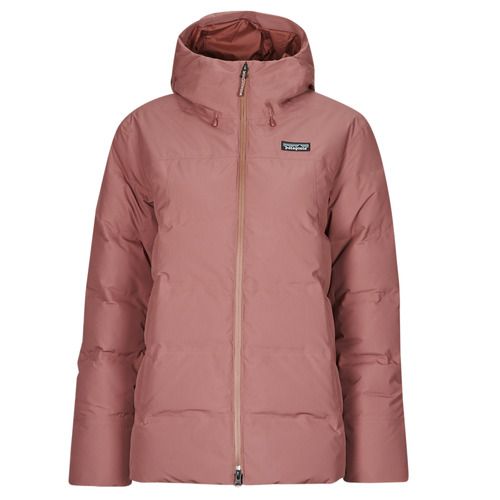 Piumino Donna Patagonia W's Jackson Glacier Jkt Rosa, impermeabile e caldo, ideale per l'outdoor. Design elegante e funzionale, perfetto per le avventure invernali.