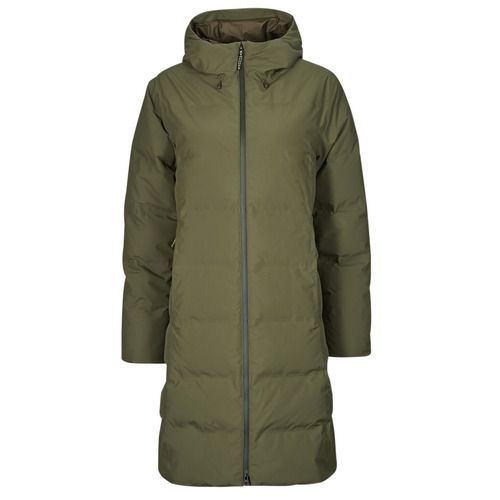 Piumino donna Patagonia W's Jackson Glacier Parka in colore kaki, ideale per la stagione invernale. Realizzato con materiali di alta qualità, offre calore e comfort eccezionali. Perfetto per le avventure all'aperto o per l'uso quotidiano in città. Scopri lo stile e la funzionalità della giacca Patagonia, un must-have per ogni guardaroba invernale.