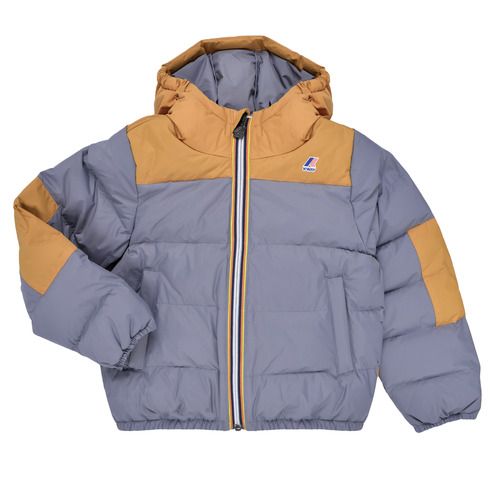 Piumino K-Way ragazzo P. LE VRAI 3.0 CLAUDE HEAVY WARM in grigio, ideale per l'inverno, caldo e confortevole, perfetto per look casual e sportivi. Acquista il tuo piumino K-Way per un outfit alla moda e protetto dal freddo.
