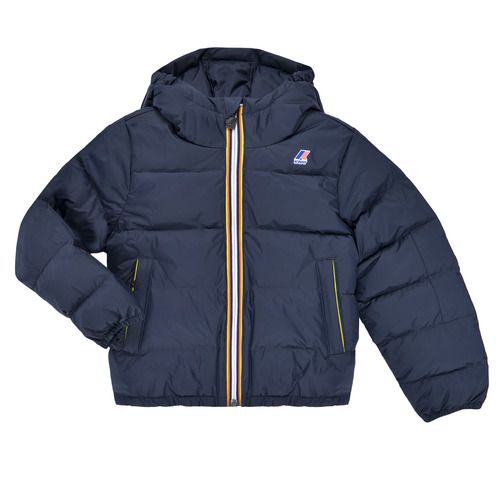 "Piumino K-Way per ragazzo P. LE VRAI 3.0 CLAUDE HEAVY WARM in colore marine, ideato per offrire comfort e calore nelle giornate fredde. Giacca leggera e resistente all'acqua, perfetta per attività all'aperto e per un look alla moda. Scopri il calore e lo stile del piumino K-Way per il tuo bambino."