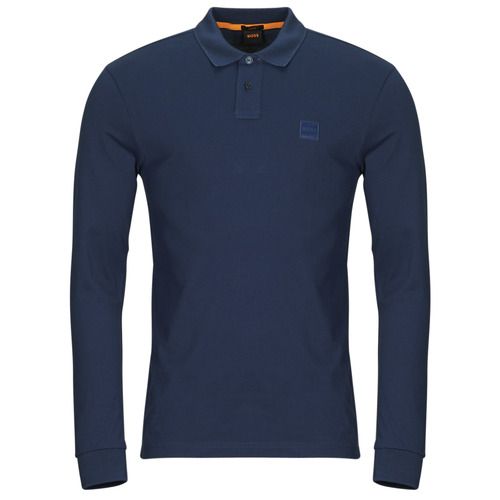 Polo maniche lunghe uomo BOSS Passerby Marine, realizzata in tessuto di alta qualità, perfetta per un look elegante e casual. Design raffinato con logo BOSS, ideale per ogni occasione. Acquista ora la polo BOSS Passerby per un guardaroba alla moda e versatile.