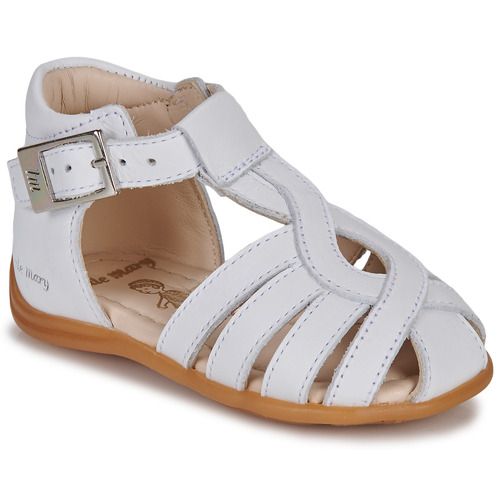 Sandali Little Mary per bambina ragazza modello LIETTE in bianco, ideali per l'estate. Comfort e stile uniti in un design elegante, perfetti per ogni occasione. Scopri la qualità e il design alla moda di questi sandali Little Mary, un must-have per le piccole fashioniste!