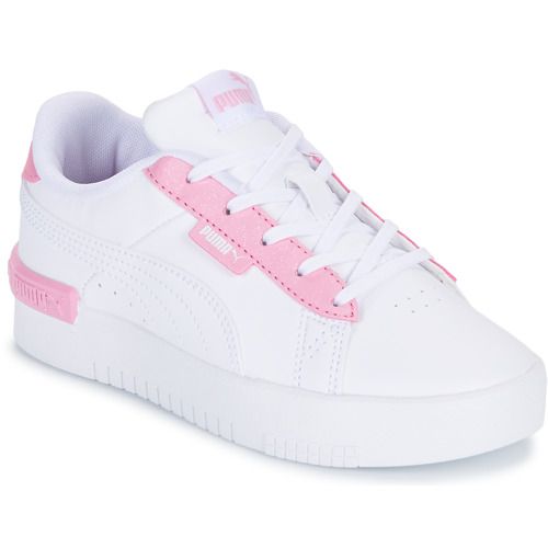 Scarpe bambina ragazza Puma Jada Nightkeeper PS Bianco - eleganti e comode, queste sneakers offrono stile e supporto per ogni avventura. Perfette per la scuola e il tempo libero, realizzate con materiali di alta qualità per garantire durata e comfort. Scopri il design alla moda e la versatilità di queste scarpe, ideali per un look casual e trendy. Acquista ora e trasformati in una fashionista con Puma!