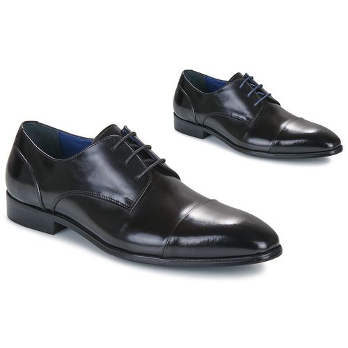 Scarpa Derby Uomo Kdopa EDERSON Nero in pelle, design elegante e versatile, perfetta per occasioni formali e casual. Ideale per completare il tuo outfit con stile. Acquista ora e aggiungi un tocco di classe al tuo guardaroba!