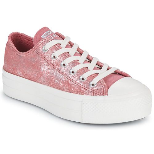 Sneakers basse Converse CHUCK TAYLOR ALL STAR LIFT rosa per donna, ideali per un look casual e trendy. Queste scarpe offrono comfort e stile, perfette per ogni occasione. Modello iconico con suola rialzata per un tocco di originalità, realizzate con materiali di alta qualità. Acquista ora le Converse CHUCK TAYLOR ALL STAR LIFT rosa e completa il tuo outfit con un design senza tempo.