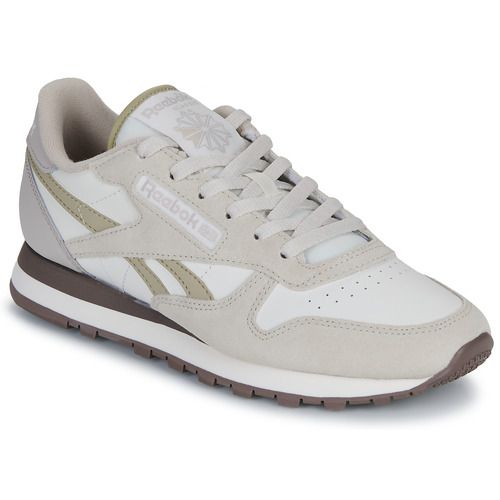 Sneakers basse Reebok Classic CLASSIC LEATHER grigio, design elegante e versatile, perfette per il tempo libero e l'uso quotidiano. Comfort e stile per le donne che cercano qualità e originalità nel loro look.