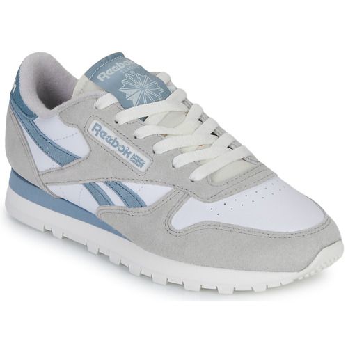 Sneakers basse Reebok Classic CLASSIC LEATHER Blu per donna, design elegante e versatile, ideali per ogni occasione. Comfort e stile uniti in questa scarpa iconica, perfetta per il tuo guardaroba. Acquista ora le sneakers Reebok per un look alla moda e sportivo!