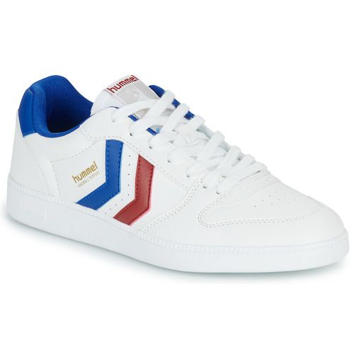 Sneakers basse Hummel HANDBALL PERFEKT Bianco per Donna, ideali per un look sportivo e casual. Queste scarpe eleganti offrono comfort eccezionale e stile versatile, perfette per l'uso quotidiano e le attività all'aperto. Acquista ora le Hummel HANDBALL PERFEKT per un tocco moderno al tuo guardaroba!