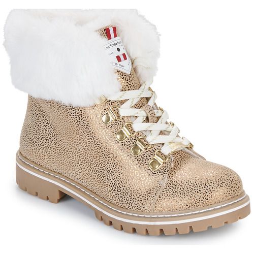 Stivaletti Donna LACEN Oro di Les Tropéziennes par M Belarbi, eleganti e versatili, perfetti per ogni occasione. Scarpe alla moda con un design raffinato, ideali per completare il tuo look autunnale. Acquista ora e aggiungi un tocco di stile al tuo guardaroba!