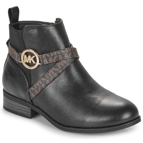 Stivaletti bambina ragazza MICHAEL Michael Kors FINLEY BELLANY in colore nero, eleganti e alla moda, perfetti per ogni occasione. Realizzati con materiali di alta qualità, offrono comfort e stile. Ideali per completare il look delle più giovani fashioniste.