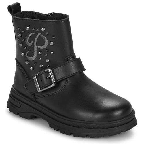 Stivaletti Pablosky per bambina ragazza 433615-J in nero, realizzati in materiale di alta qualità per garantire comfort e durata. Ideali per la stagione autunnale e invernale, questi stivaletti sono perfetti per ogni occasione, dal tempo libero alle occasioni speciali. Design elegante e pratico, con chiusura sicura e suola antiscivolo. Scegli Pablosky per il meglio in termini di stile e funzionalità per le scarpe delle tue bambine.