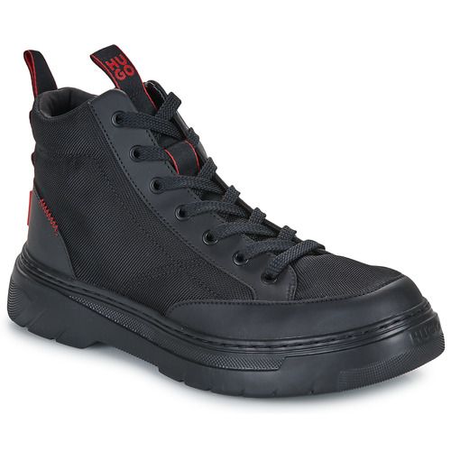 Stivaletti Uomo HUGO Urian_hito_nypu Nero in pelle elegante, design moderno e suola resistente. Ideali per ogni occasione, questi stivaletti combinano stile e comfort. Perfetti per un look raffinato e contemporaneo.