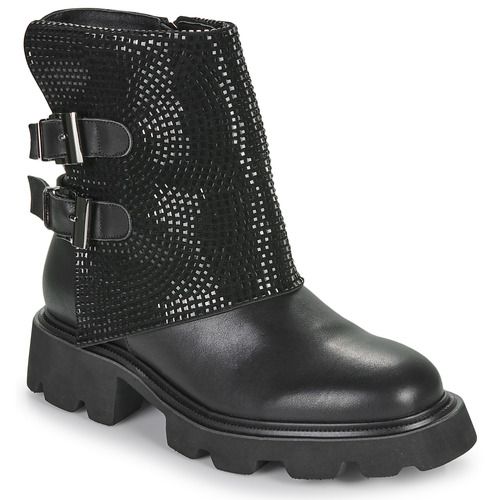Stivaletti Donna ALMA EN PENA I240884 Nero eleganti e alla moda, realizzati con materiali di alta qualità per garantire comfort e durata. Design versatile perfetto per ogni occasione, ideale per arricchire il tuo look autunnale e invernale. Scopri il tuo stile con questi stivaletti trendy!