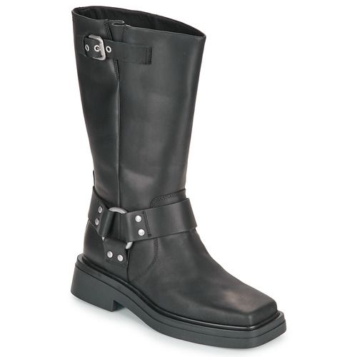 Stivali EYRA Nero Donna di Vagabond Shoemakers, eleganti stivali neri in pelle con tacco, ideali per look casual e formali. Comfort e stile uniti per ogni occasion. Acquista ora per aggiungere un tocco di classe al tuo guardaroba!