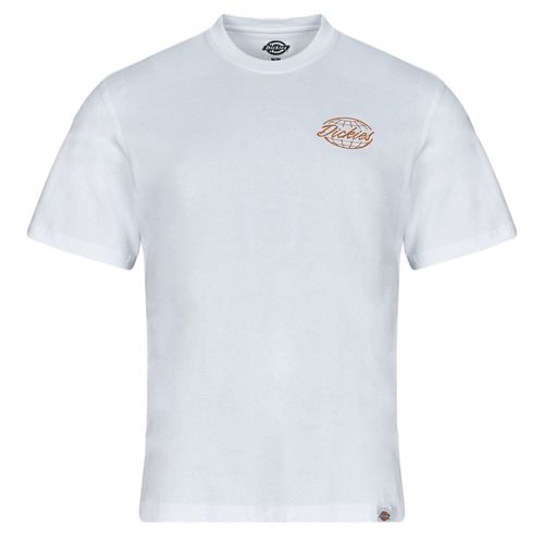 T-shirt uomo Dickies DICKIES GLOBE TEE SS Bianco, maniche corte, perfetta per uno stile casual e alla moda. Realizzata in cotone di alta qualità, questa maglietta offre comfort e traspirabilità. Ideale per ogni occasione, sia per l'uso quotidiano che per attività all'aperto. Aggiungi un tocco di stile al tuo guardaroba con la T-shirt Dickies, un must-have per gli amanti della moda.